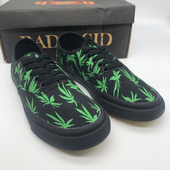 New UNIF x Bad Acid Leaf Sneakers - Size 7.5 - Picture 2 of 6